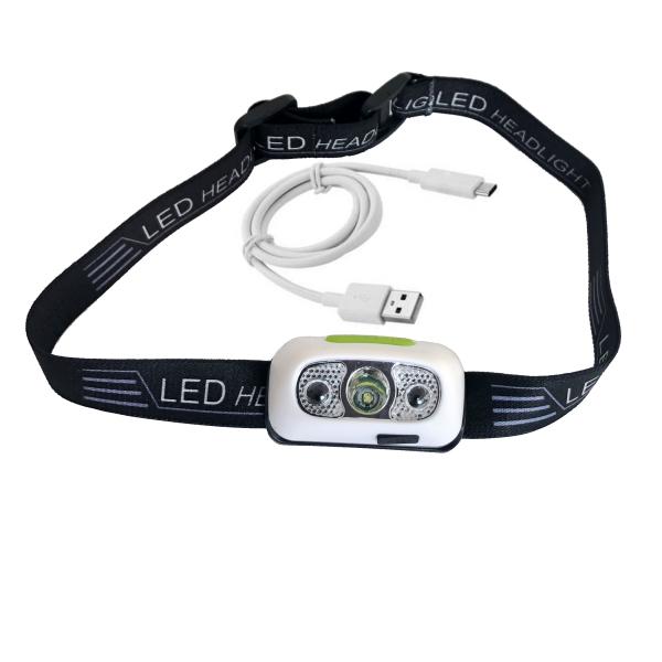 OREEL AKKUS, USB-tölthető 5W LED FEJLÁMPA 