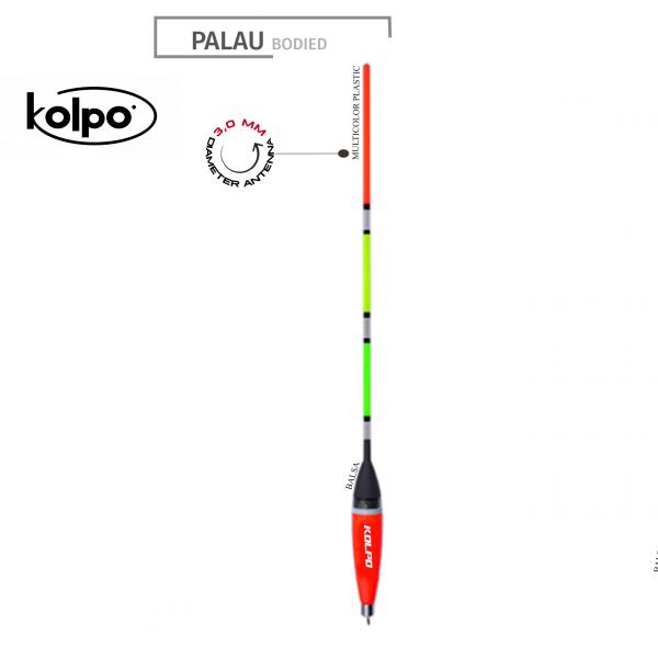 KOLPO ÚSZÓ PALAU BODIED ÖNSÚLYOS BALSA FA 4+1G