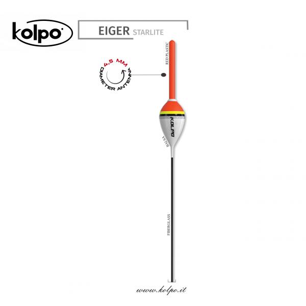 KOLPO ÚSZÓ EIGER VILÁGÍTÓ CSÖVES BALSA FA 4,0G