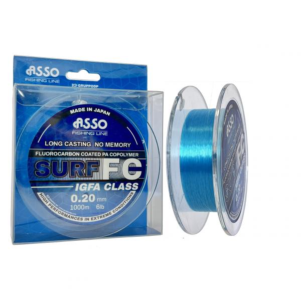ASSO SURF FLUOROCARBON BEVONATTAL 0,26mm 1000M 10LB