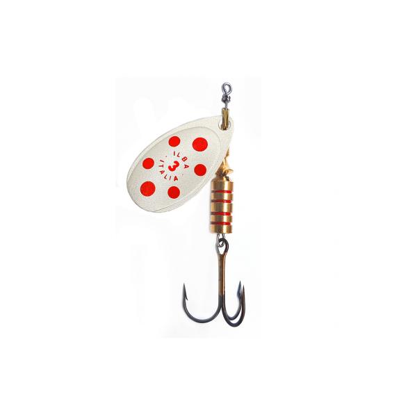 ILBA TONDO PEARL SILVER/RED 4 10GR