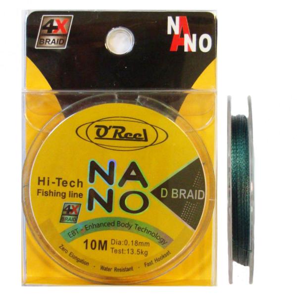 OREEL NANO D BRAID 10M 0,33mm 29,8kg