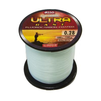  ASSO ULTRA CAST 1000M 0,26 FLUOROCARBON FEHÉR