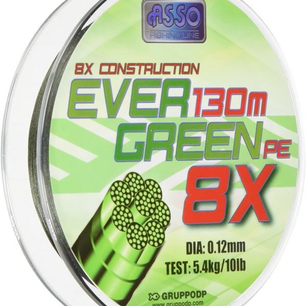 ASSO PE8X EVERGREEN 0,12MM 130M 9,6KG