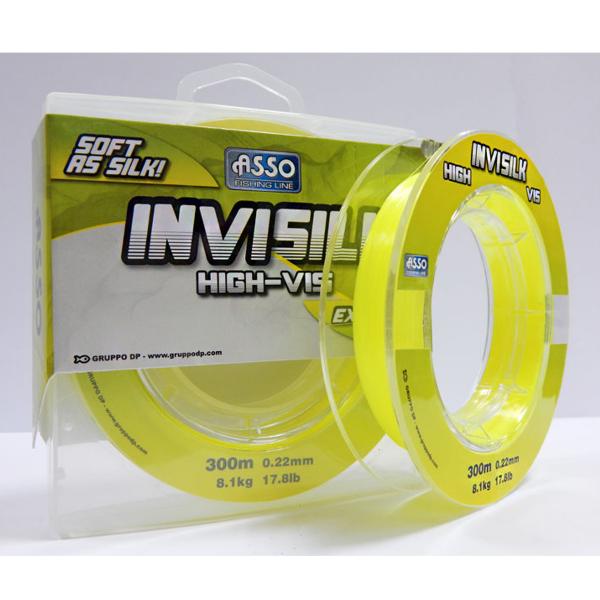 ASSO INVISILK YELLOW 300M 0,22 8,1kg
